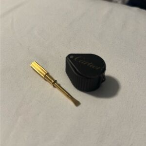 Cartier yellow Gold Screwdriver and magnifier